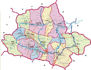 栾川县县域城镇体系规划-公共设施规划图