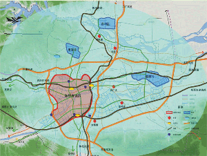 洛阳市近期建设规划-近期主要对外交通网络图