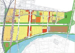 洛阳市东出口地区控制性详细规划-总体规划图
