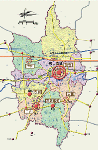 山西稷山县县域城镇体系规划-城镇职能结构规划图