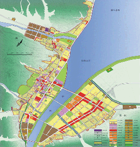 嵩县县城总体规划-总体规划图