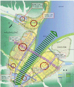 嵩县县城总体规划-功能分析图