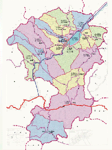 嵩县县域城镇体系规划-城镇现状图