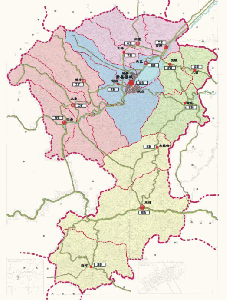 嵩县县域城镇体系规划-城镇职能结构等级规划图